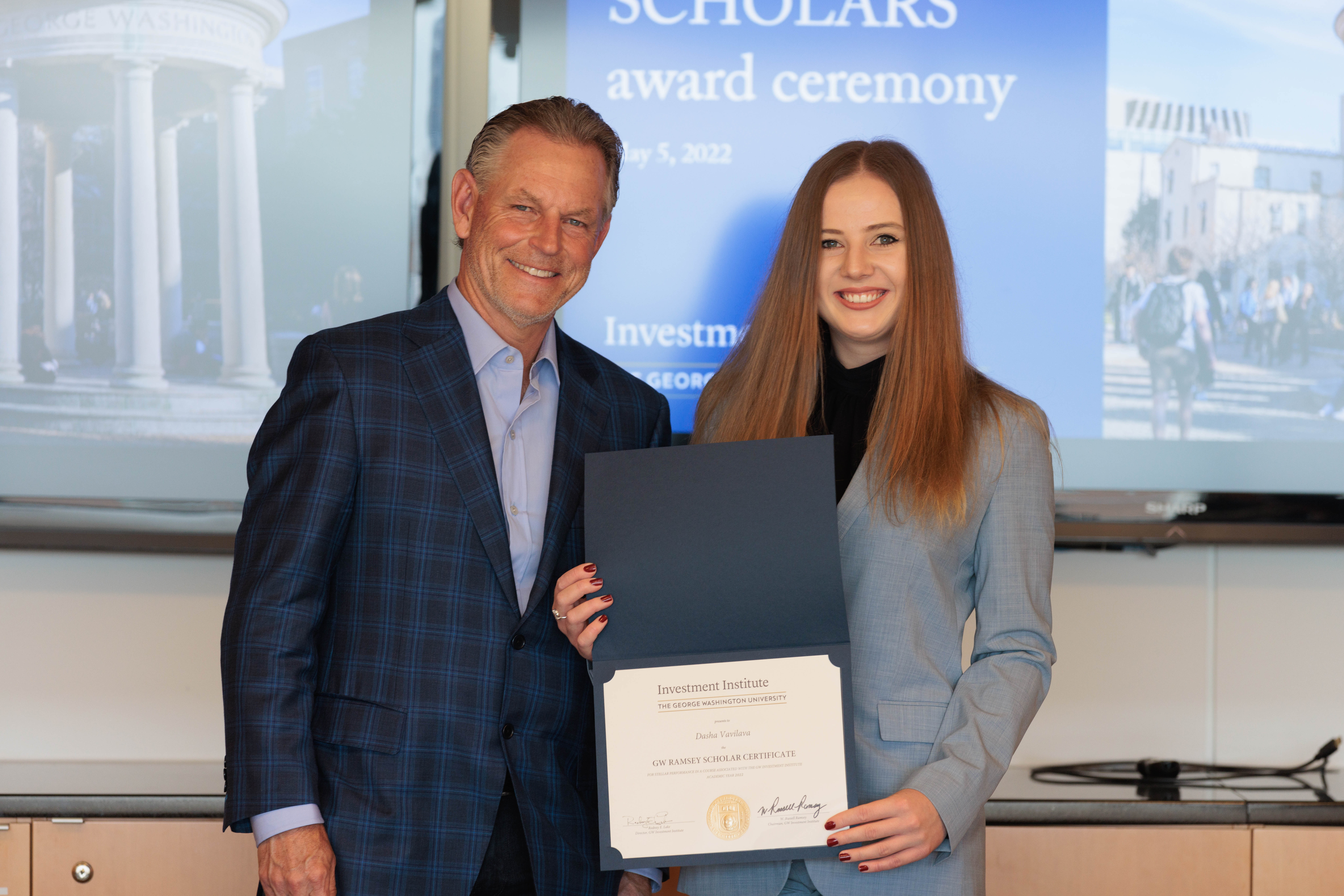 Russ Ramsey and Dasha Vavilava